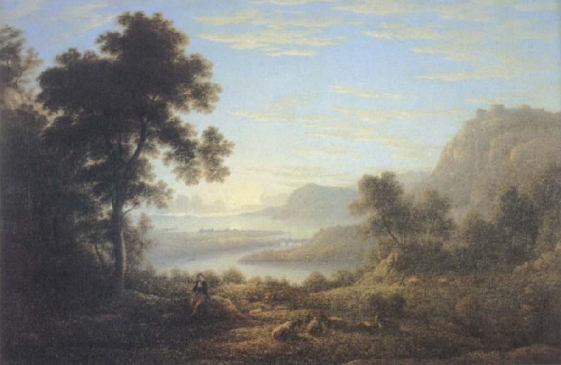 John glover Landscape with piping shepherd Sweden oil painting art